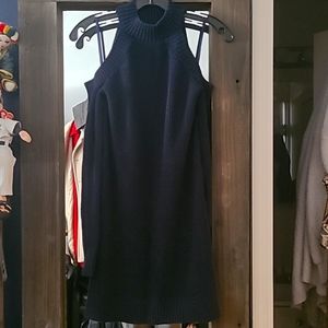Abercrombie navy wool dress size small